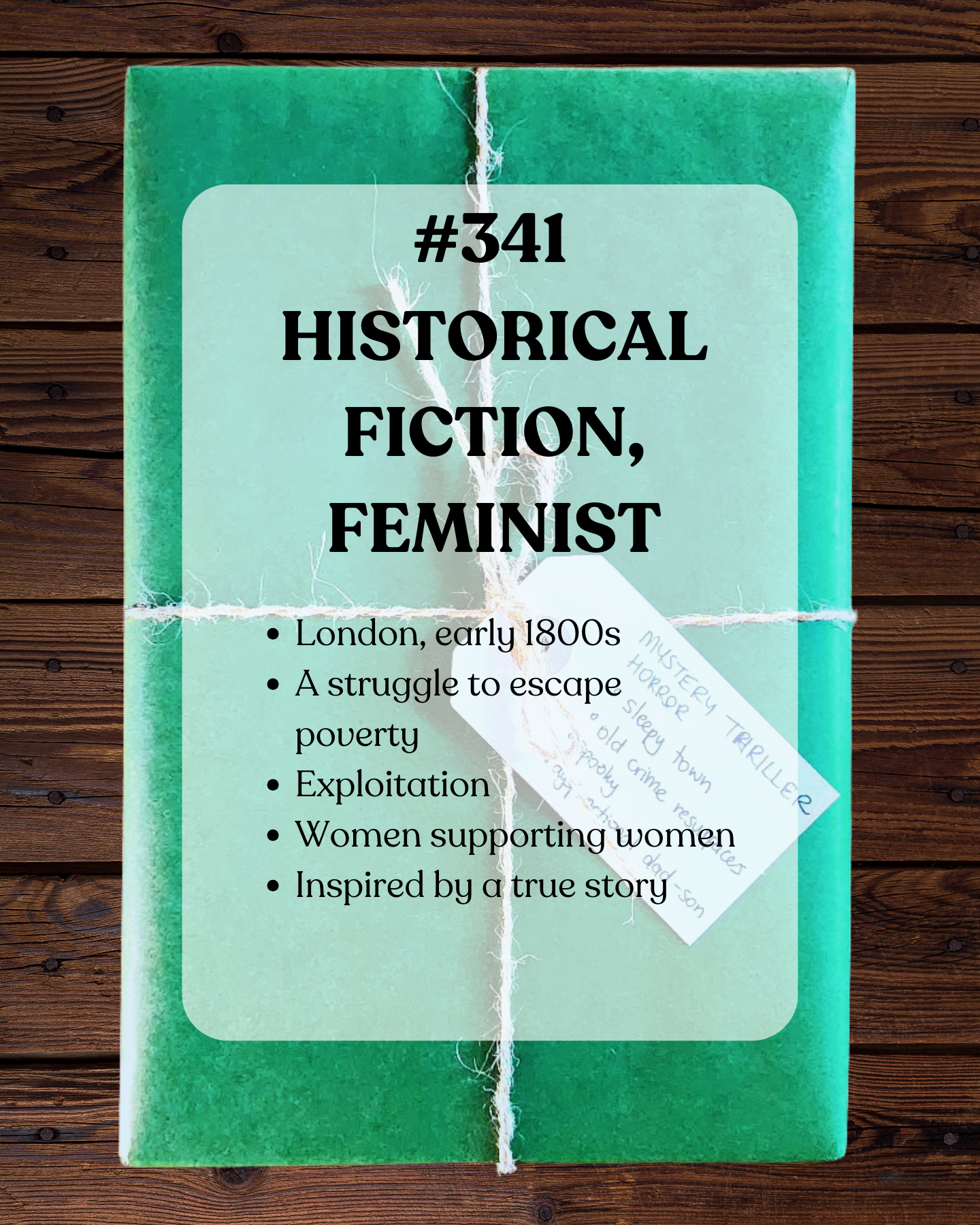 Book 341 - Historical Fiction, Feminist