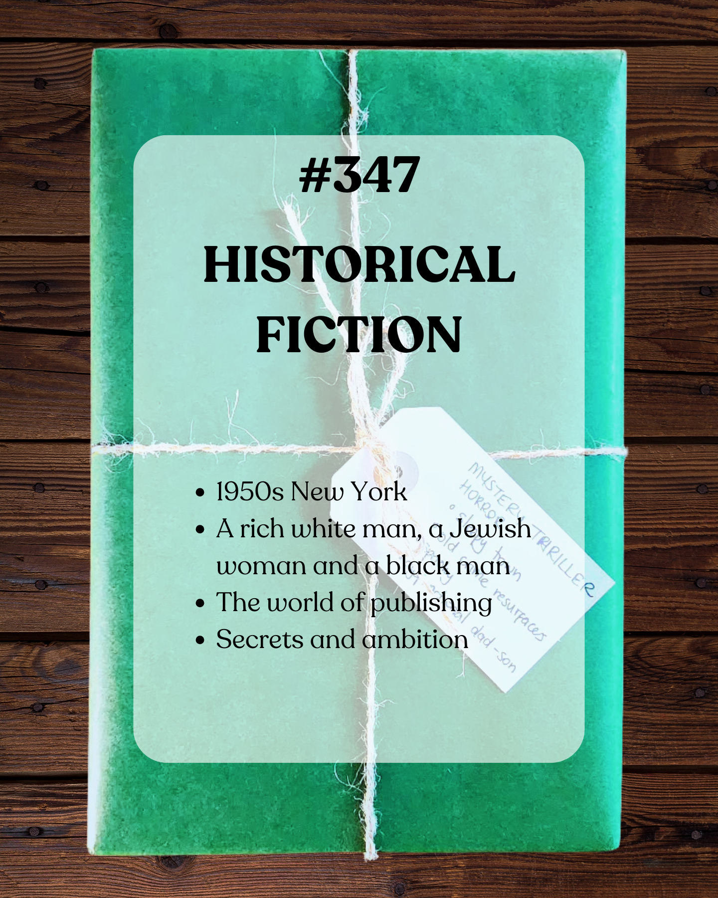 Book 347 - Historical Fiction