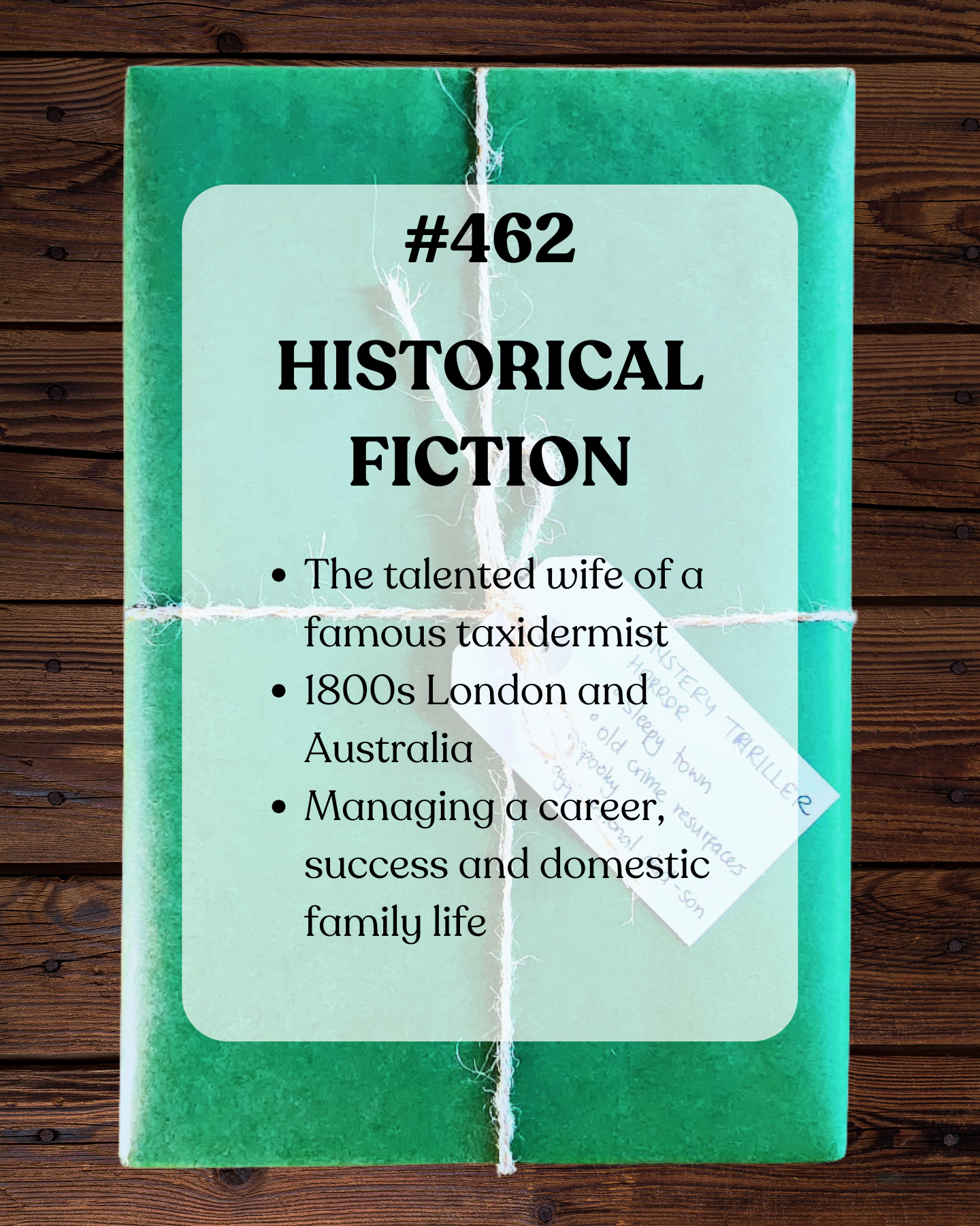 Book 462 - Historical Fiction