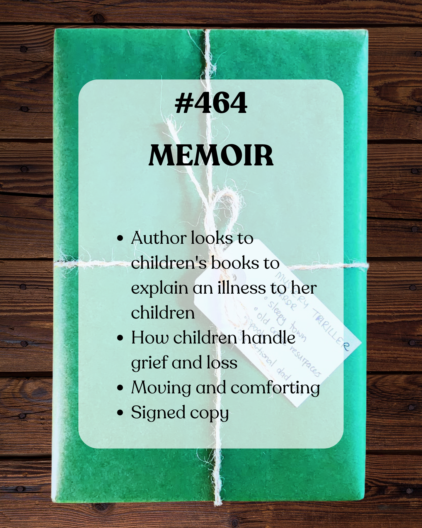 Book 464 - Memoir