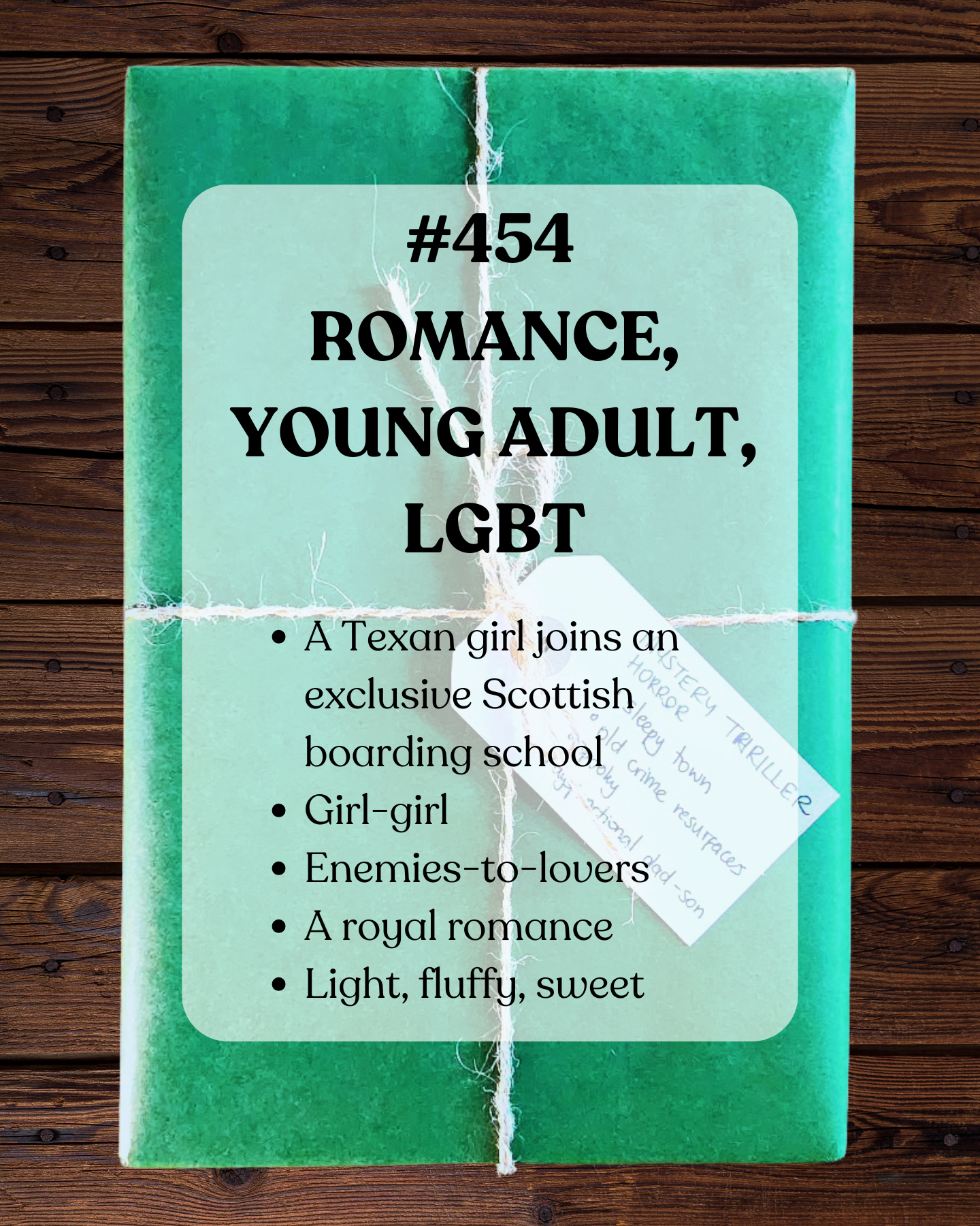 Book 454 - Romance, Young Adult, LGBT