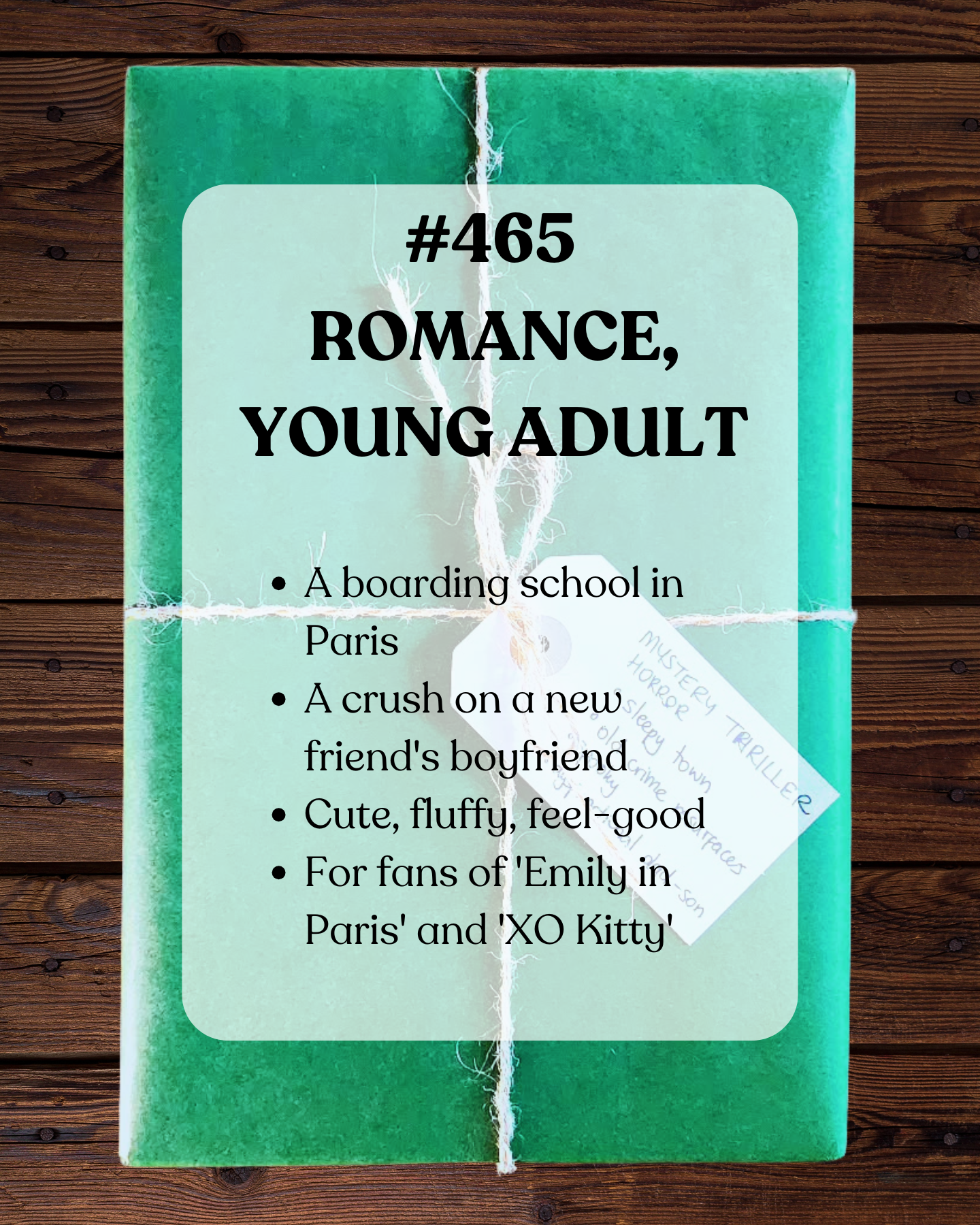 Book 465 - Romance, Young Adult