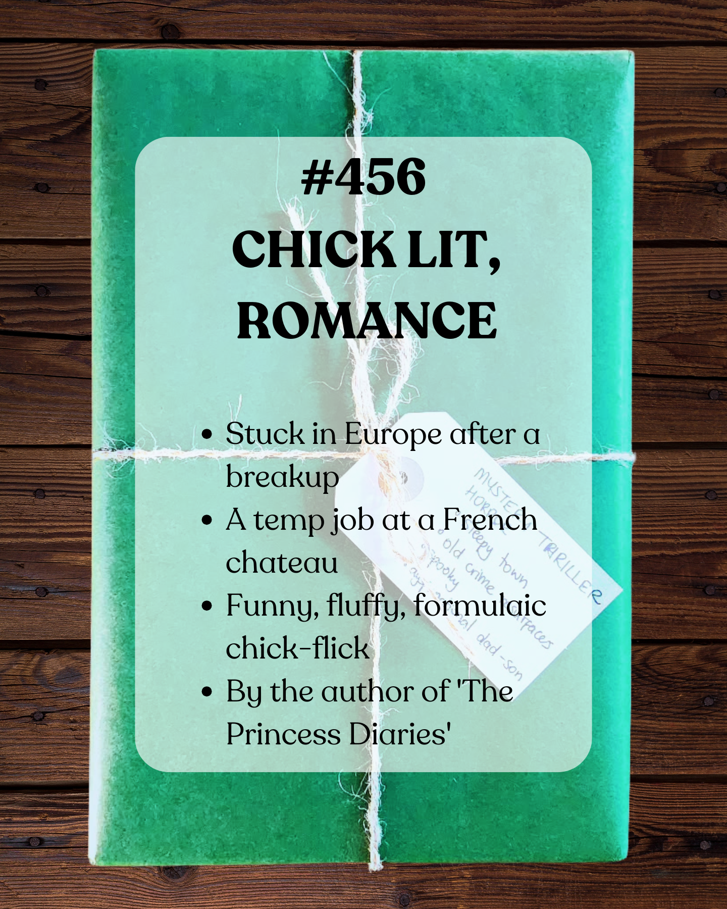 Book 456 - Chick Lit, Romance