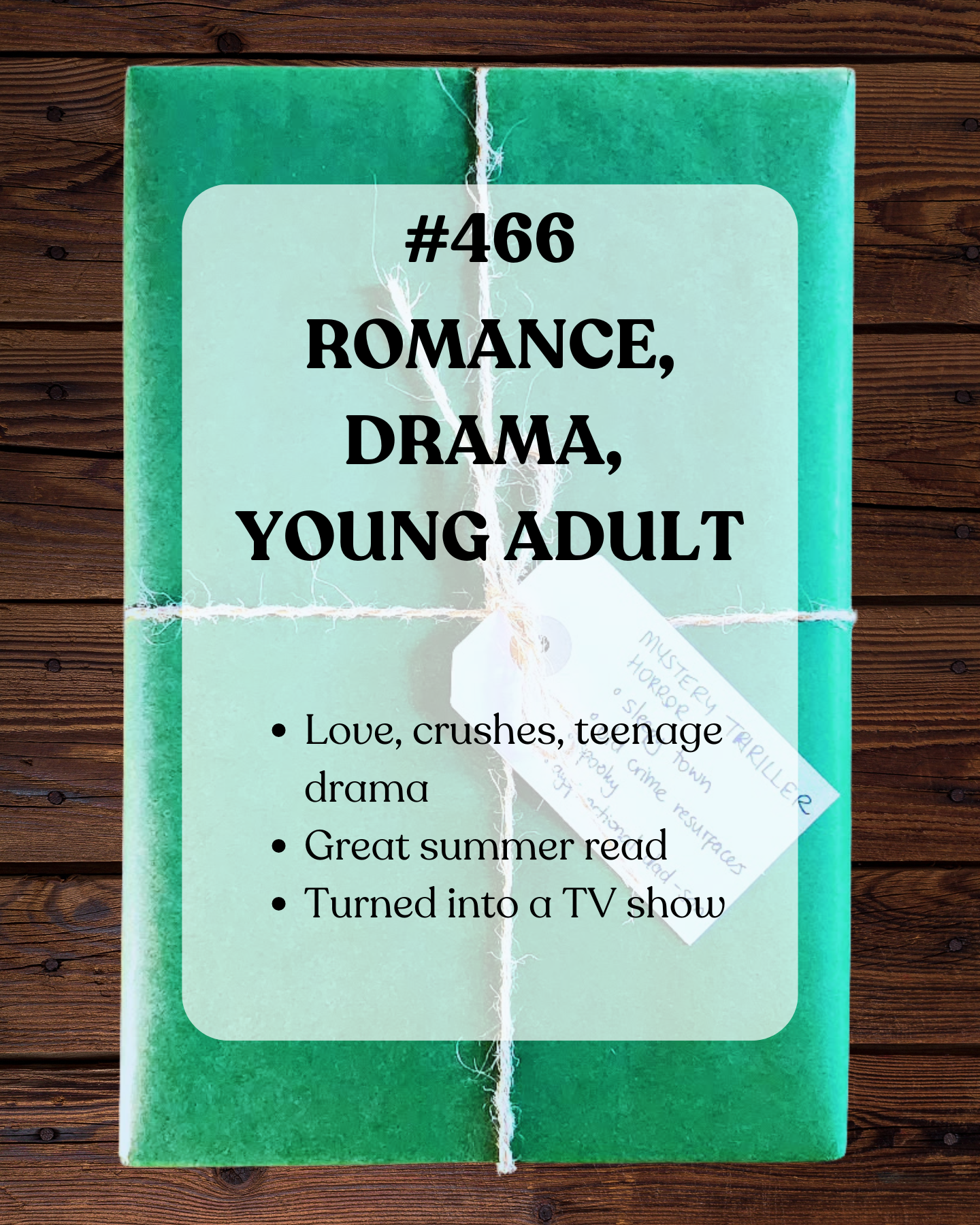 Book 466 - Romance, Drama, Young Adult