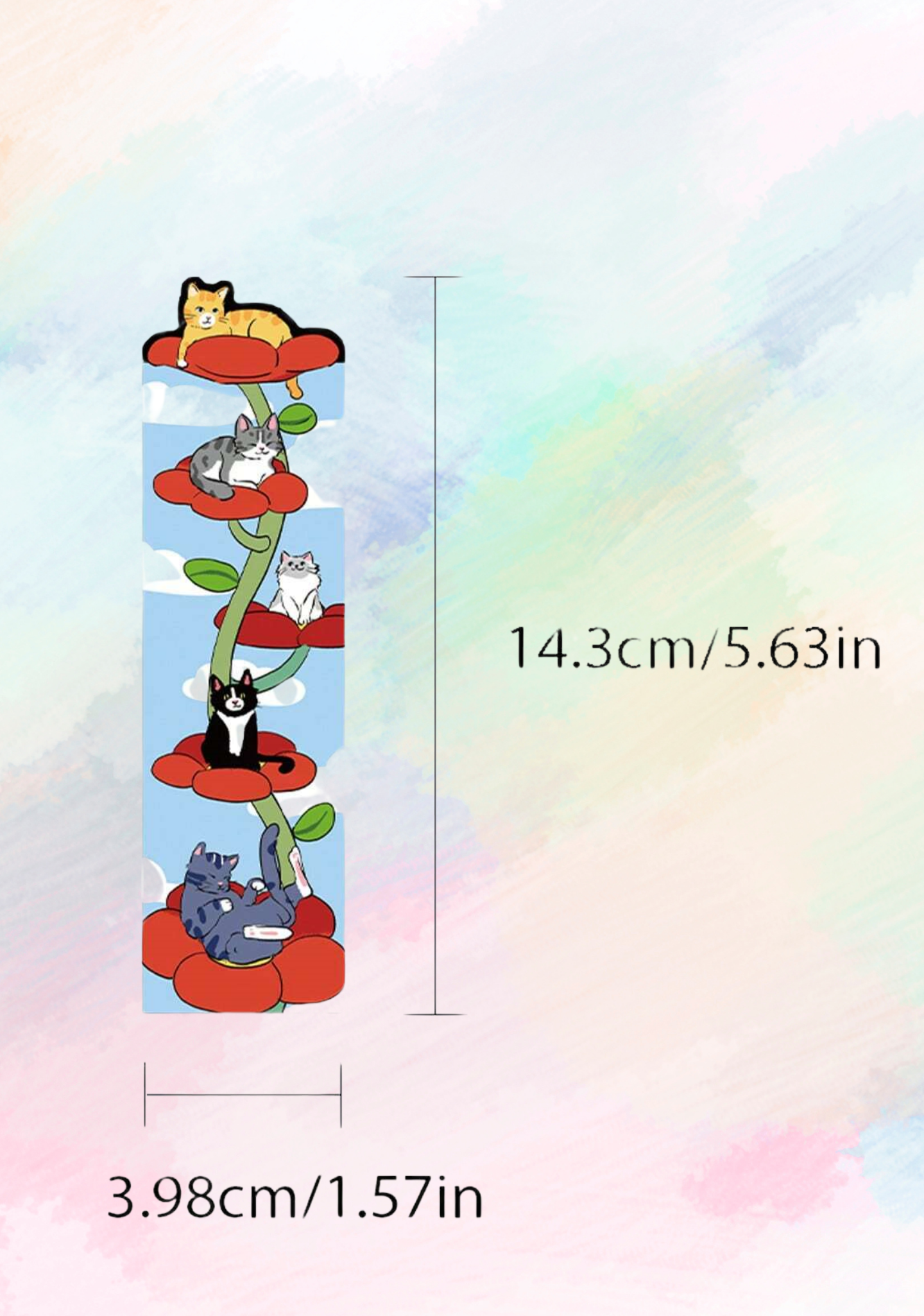 Kitty on the Shelf Bookmarks