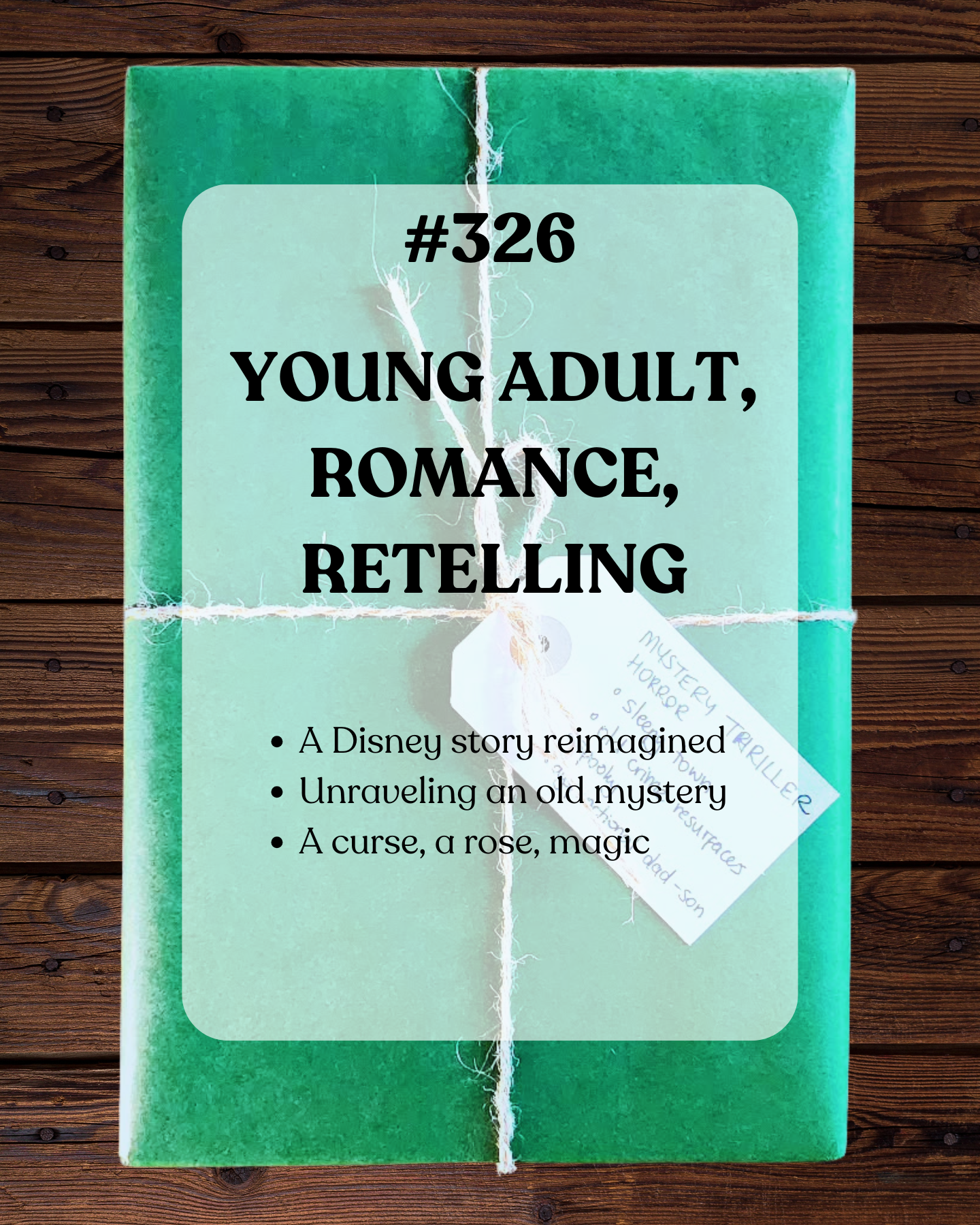 Book 326 - Young Adult, Romance, Retelling