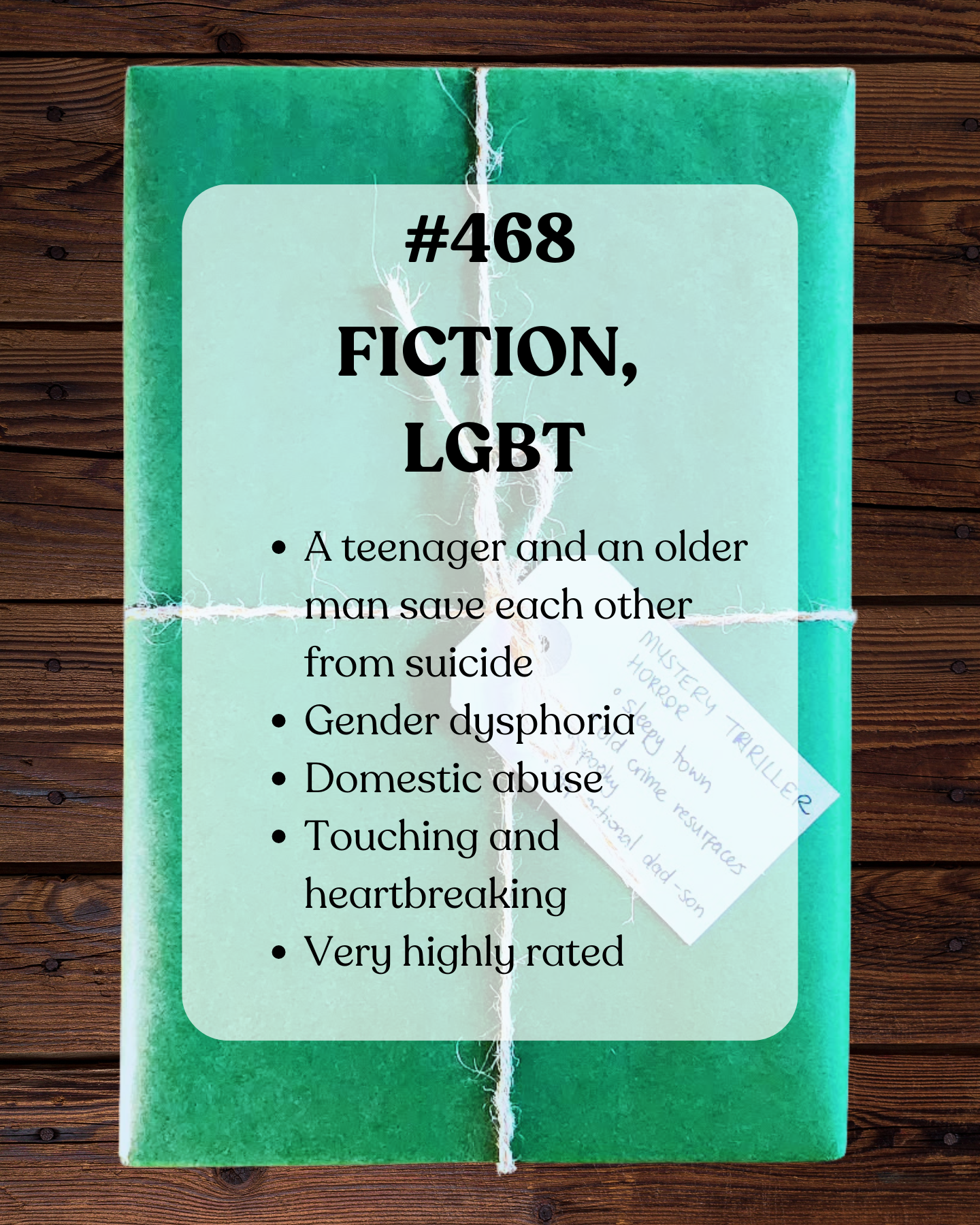 Book 468 - Fiction, LGBT
