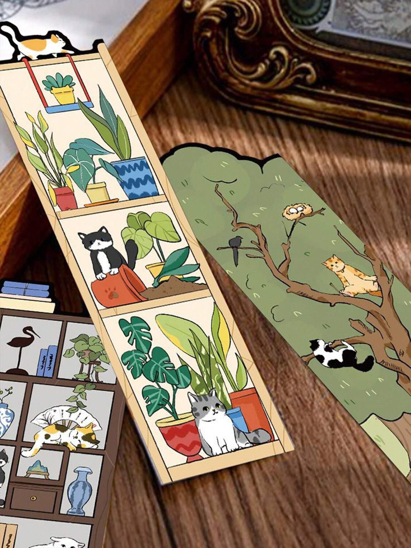 Kitty on the Shelf Bookmarks