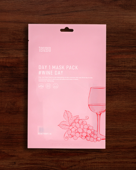 Tenzero #Wine Day 1 Sheet Mask
