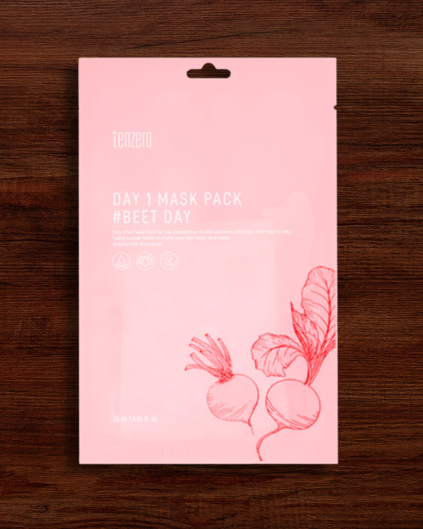 Tenzero #Beet Day 1 Sheet Mask