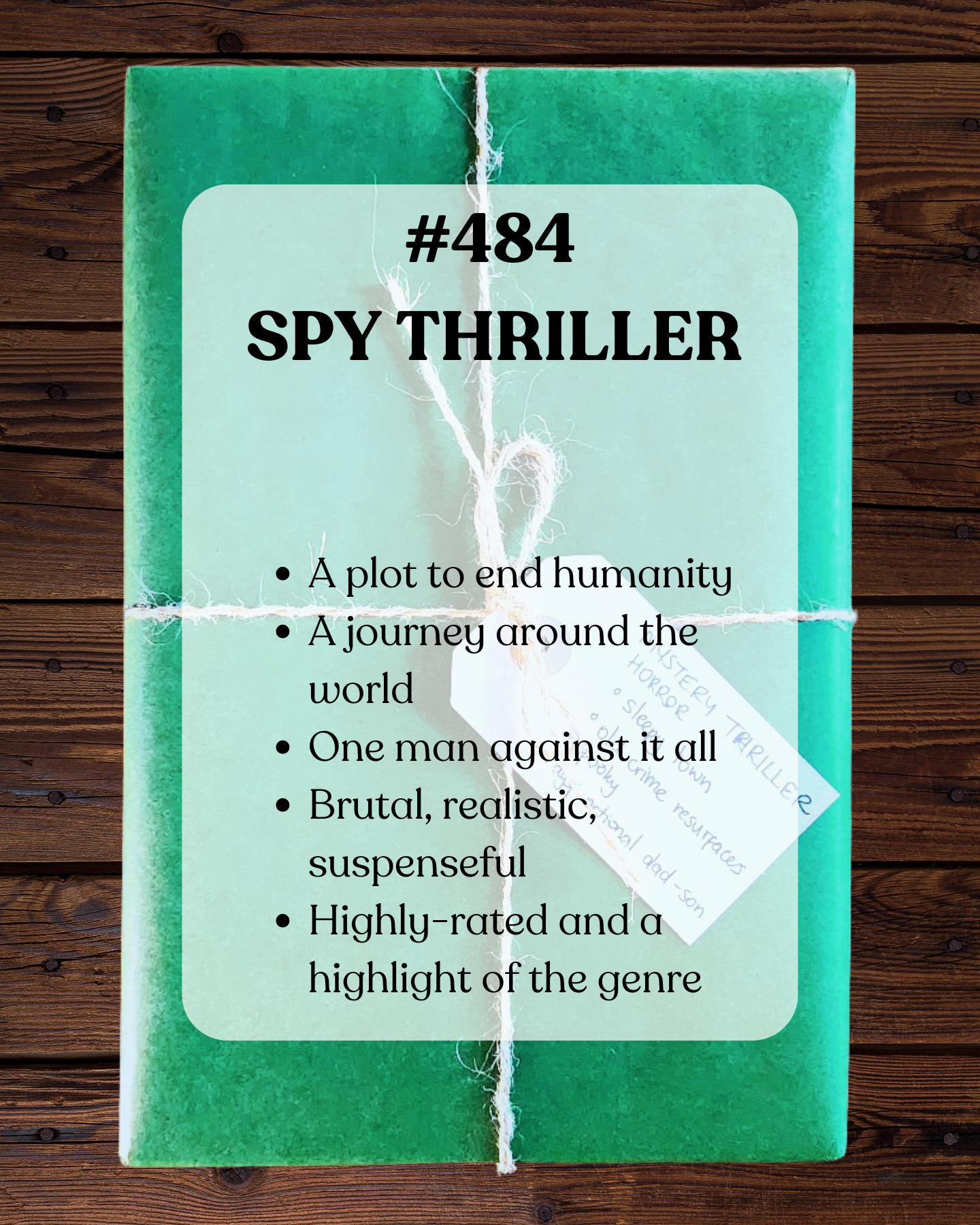 Book 484 - Spy Thriller