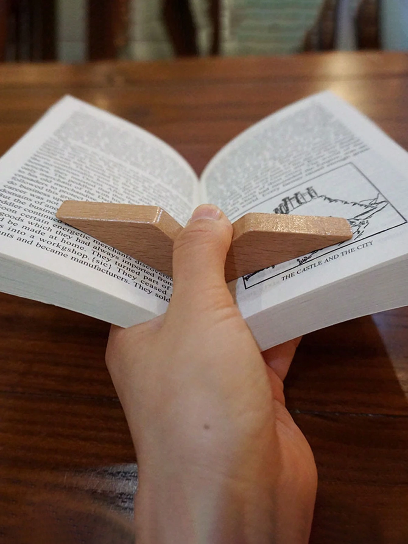 Wooden Book Holder – The Sheet Mask Book Club