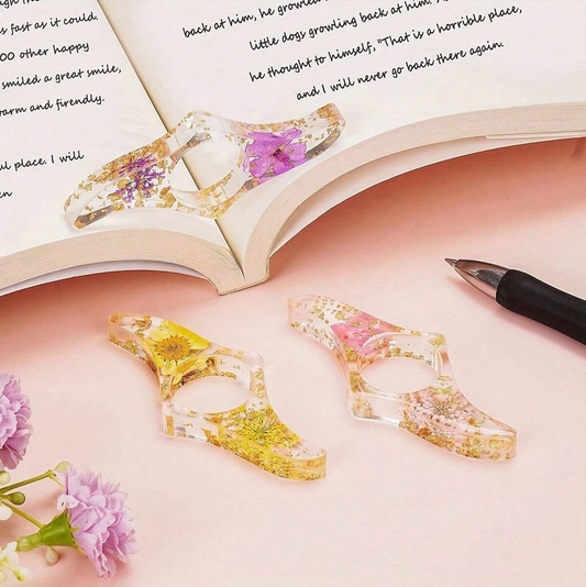 Resin Floral Book Holder