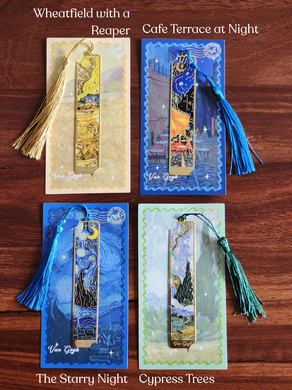 Painter's Series: Metal Bookmarks With Tassels