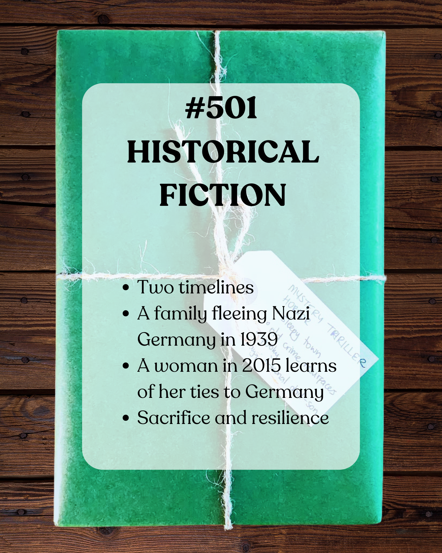 Book 501 - Historical Fiction