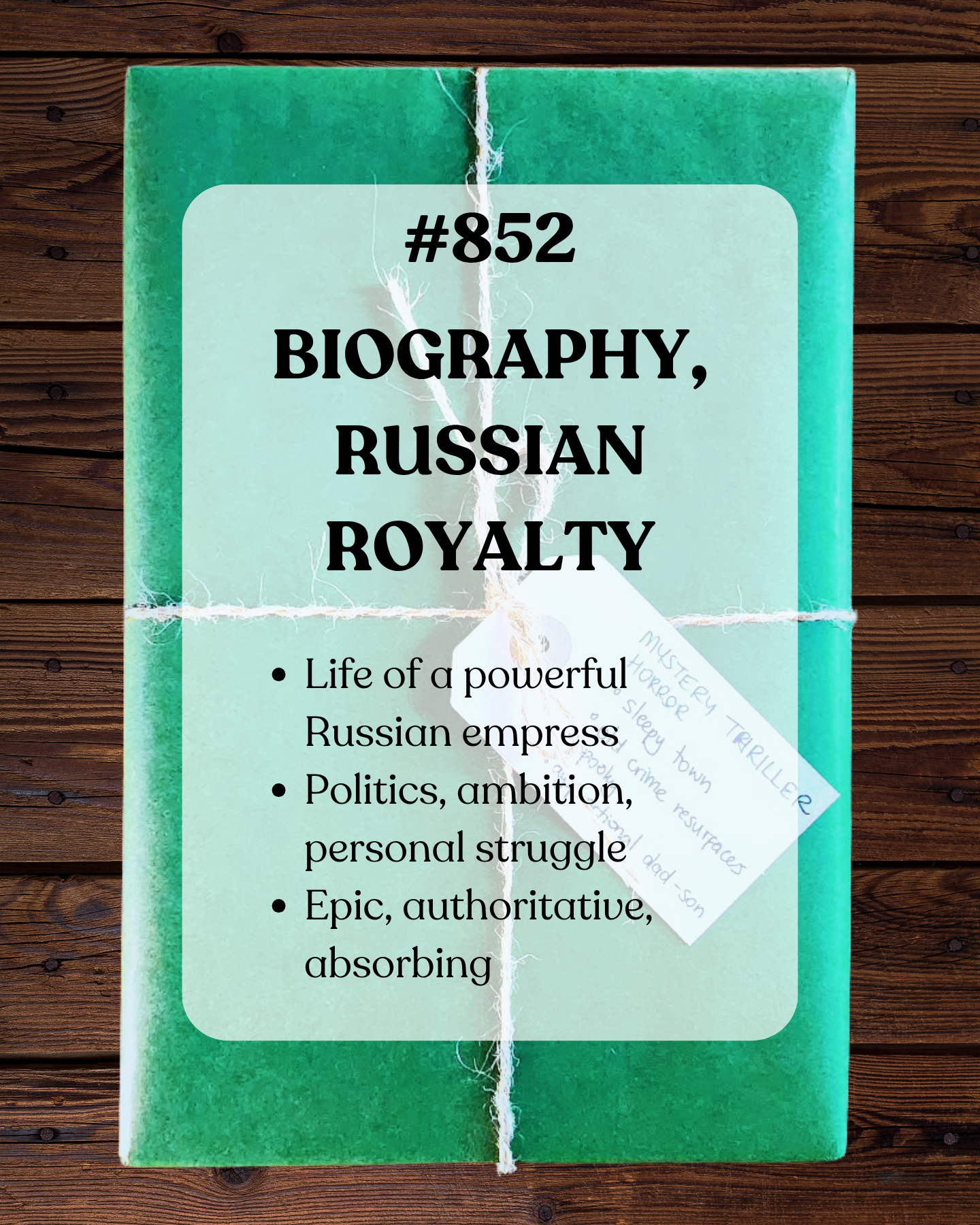 Book 852 - Biography, Russian Royalty