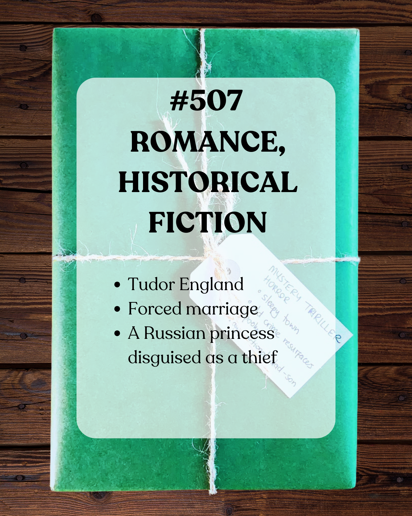 Book 507 - Romance, Historical Fiction