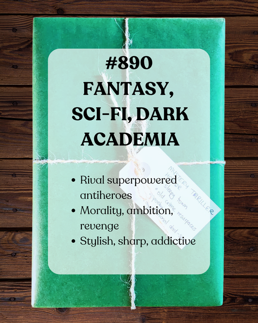 Book 890 - Fantasy, Sci Fi, Dark Academia