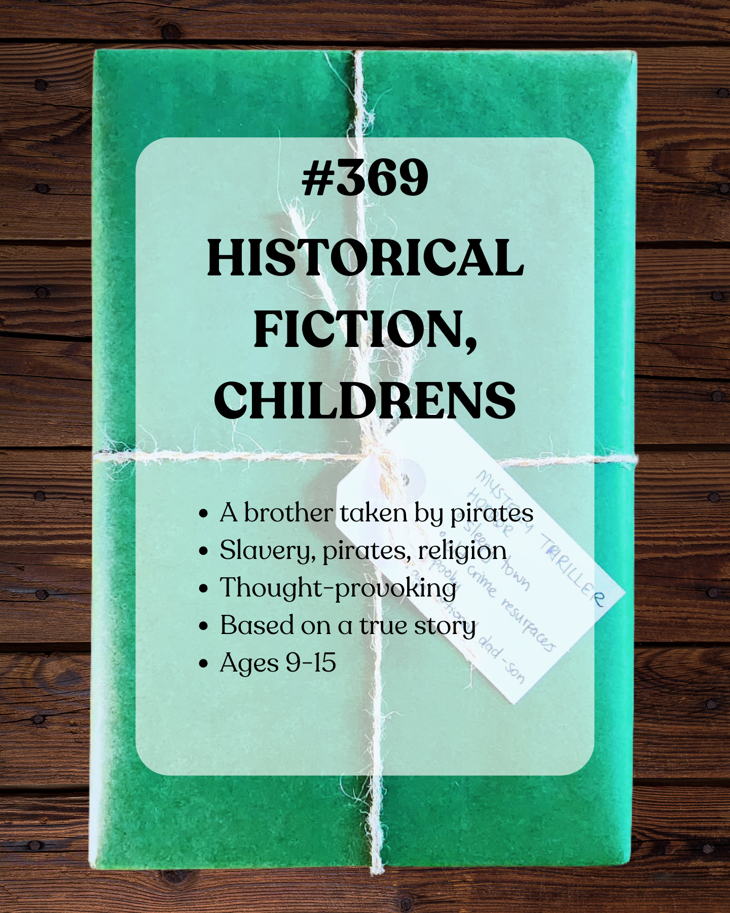 Book 369 - Historical Fiction, Childrens