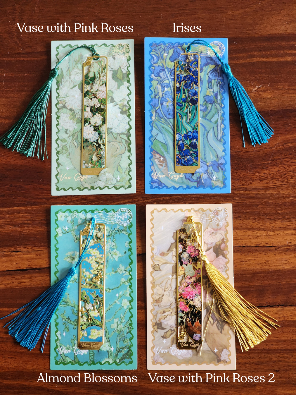 Painter's Series: Metal Bookmarks With Tassels