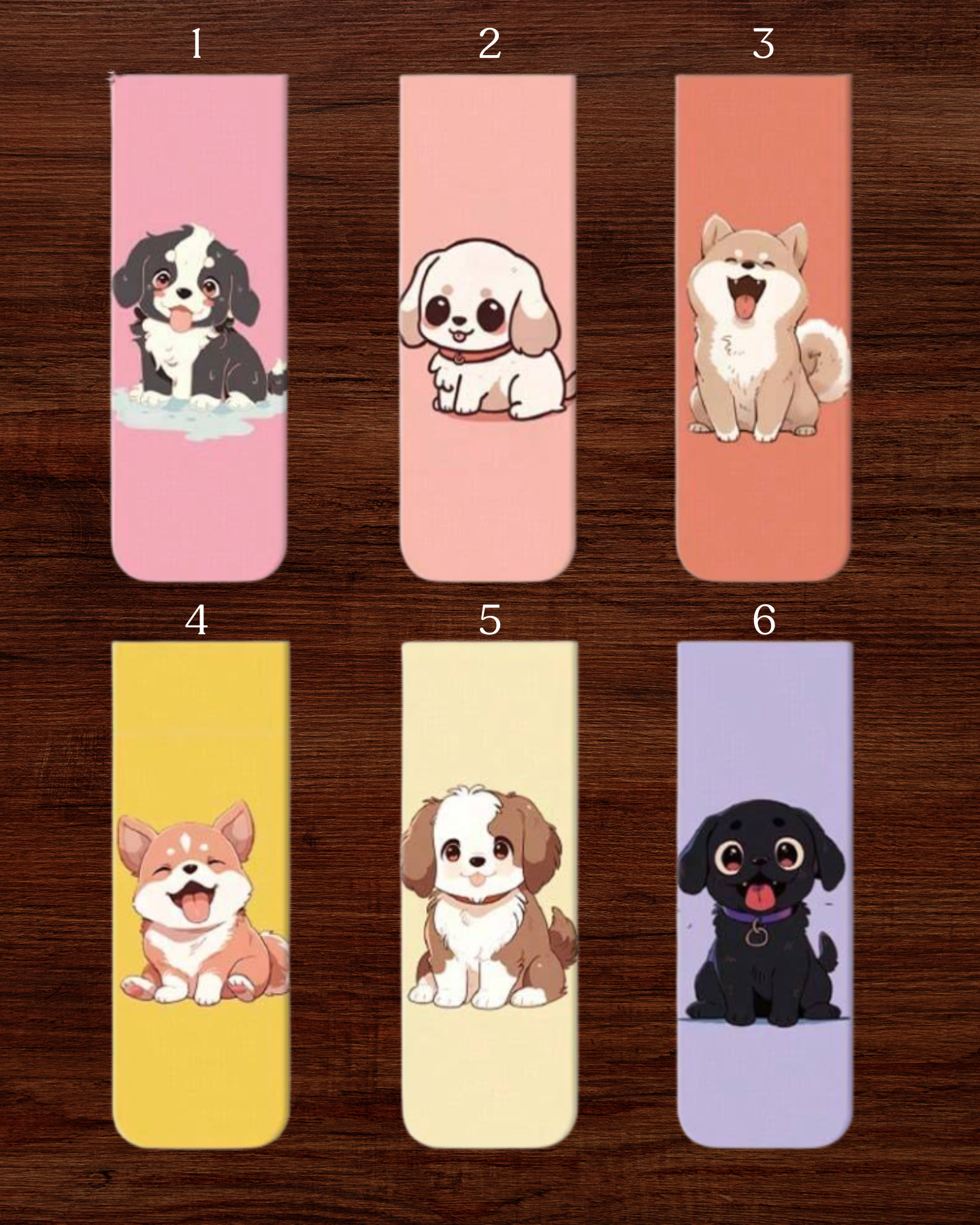 Puppy Tales Magnetic Bookmarks
