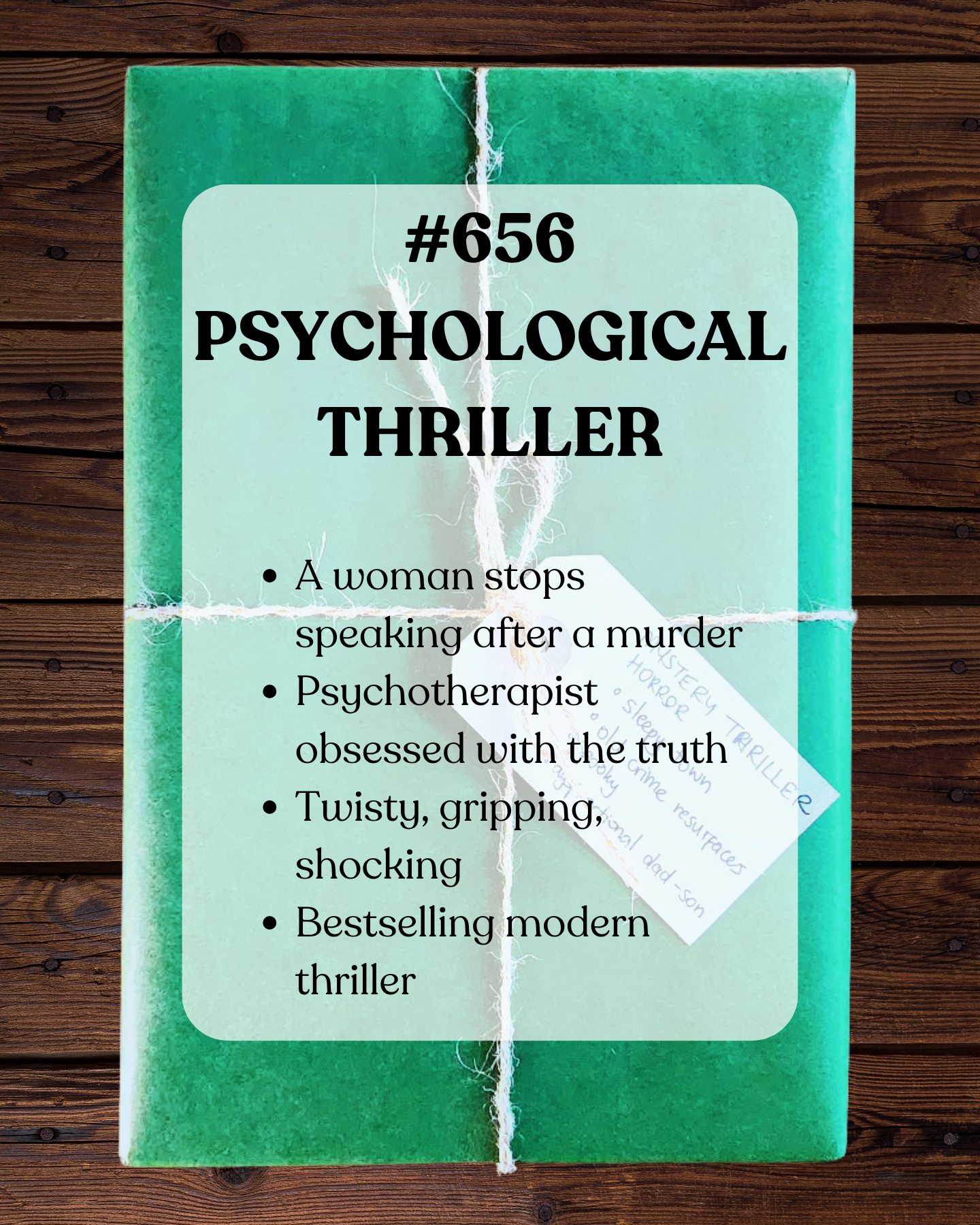 Book 656 - Psychological Thriller