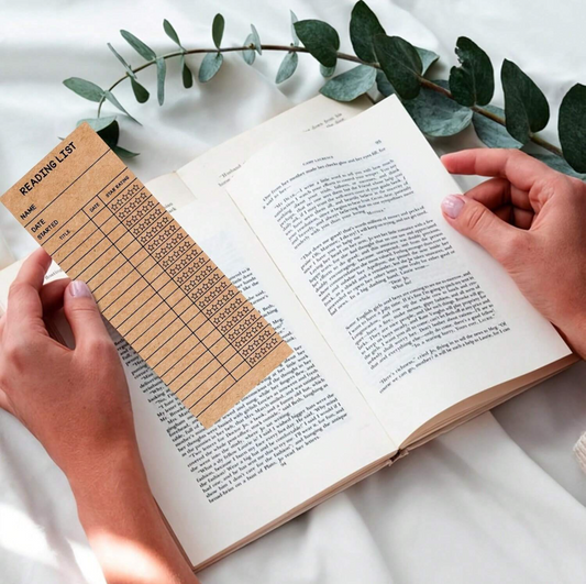 Kraft TBR List Bookmark